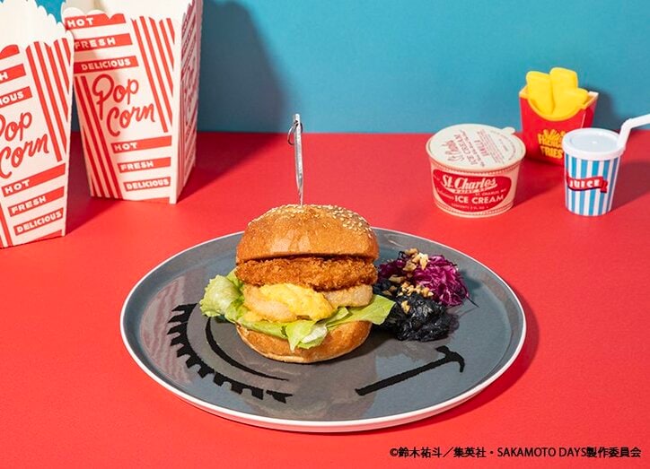[Photos/Images] "American Diner" concept with a retro vibe! The anime "SAKAMOTO DAYS" theme cafe will be held for the first time in Tokyo and Osaka. 6th