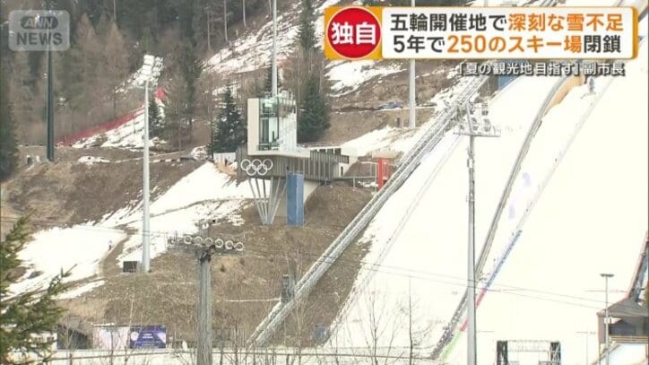 雪不足が深刻化