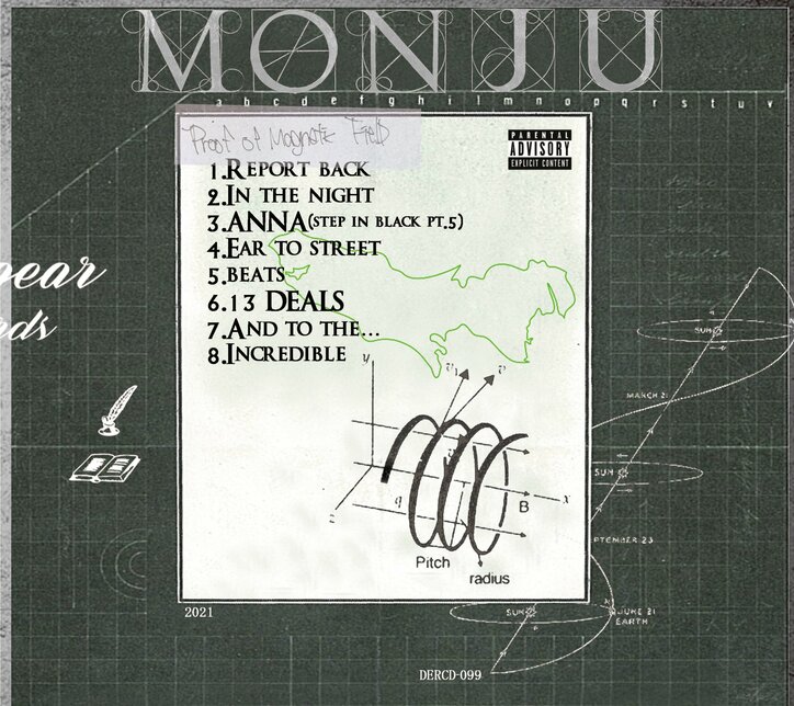 MONJUの12/2にリリースとなる新作『Proof Of Magnetic Field』から"Ear to street"のMVが公開！