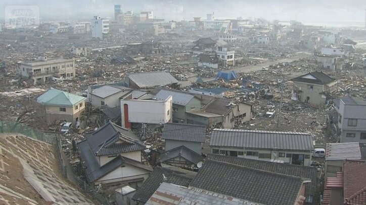 2011年の震災当時の大船渡