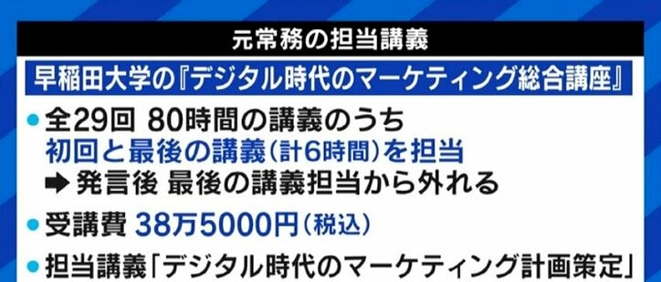 吉野家常務の“不適切発言”めぐる論争に成田悠輔氏「“何がNGワードか”というのは問題の本質から目を逸した議論」、田中萌アナ「“男性に高いご飯を奢ってもらったら…”という価値観に驚き」