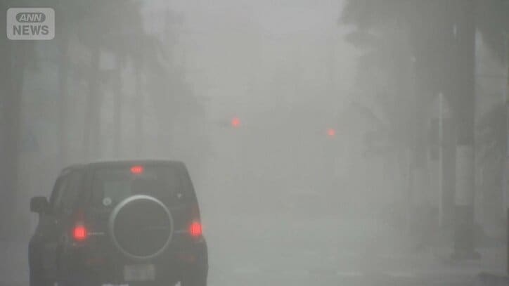 台風9号が石垣島に最接近 60m暴風予想 停電も発生 沖縄・先島諸島が暴風域に