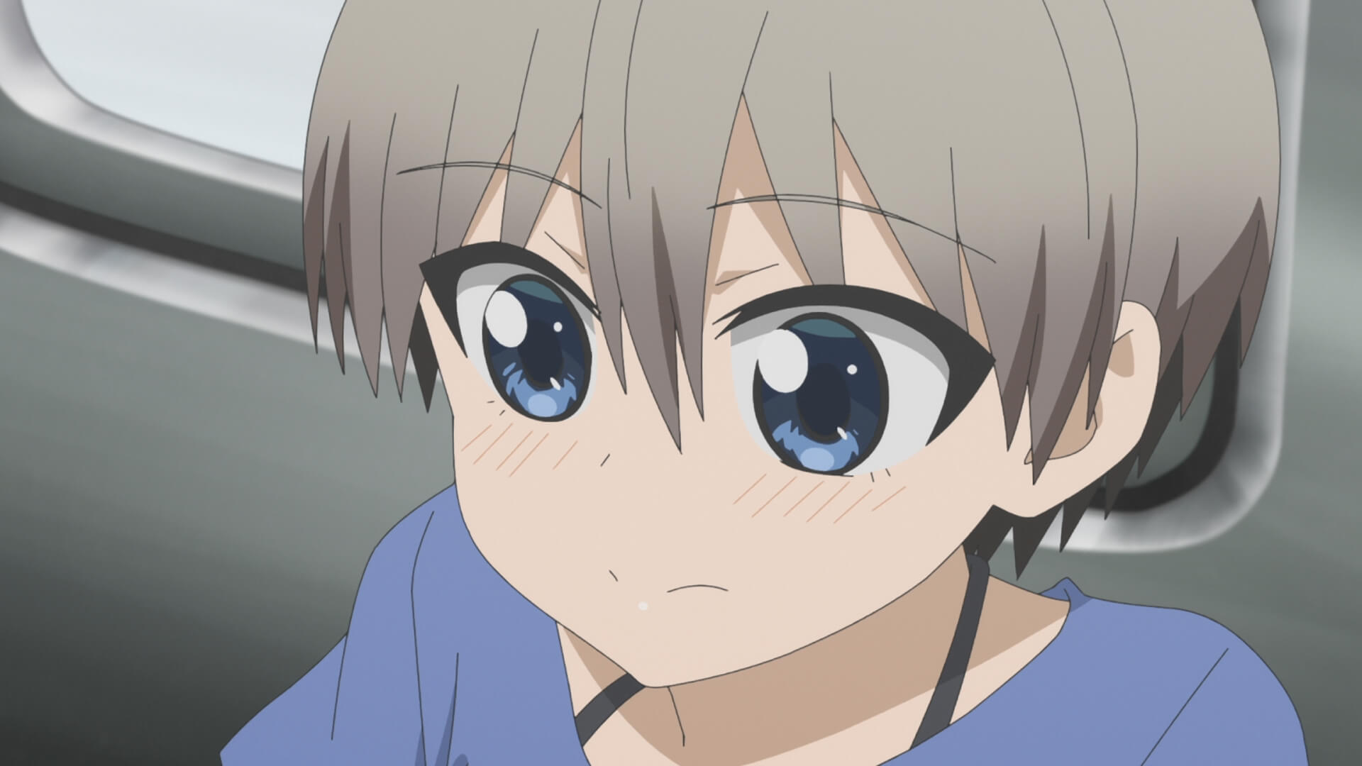 アニメ 宇崎ちゃんは遊びたい 満員電車で密着する宇崎ちゃんと桜井 第4話先行カット あらすじ公開 ニュース Abema Times