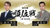 順位戦 A級 第2回戦 羽生善治九段 対 三浦弘行九段