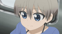 アニメ「宇崎ちゃんは遊びたい！」満員電車で密着する宇崎ちゃんと桜井…！第4話先行カット＆あらすじ公開