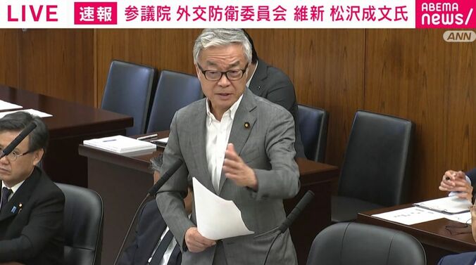 日本維新の会・松沢成文議員