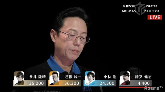 近藤誠一、夢芝居最終公演　シーズン最終戦でトップ「フェニックスはいつか羽ばたきます」／麻雀・大和証券Mリーグ 1枚目