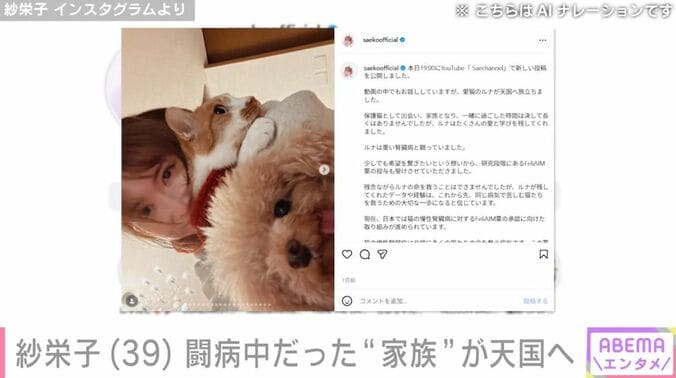 紗栄子のインスタグラム