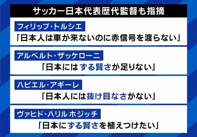 サッカー日本代表、歴代の外国人監督が指摘してきた「ずる賢さ」が足りない点