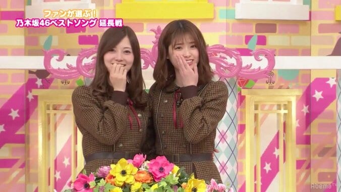 乃木坂46白石麻衣と松村沙友理の”シンクロMC”に視聴者「仲良すぎw」「いちゃついてんなぁ」の声 11枚目