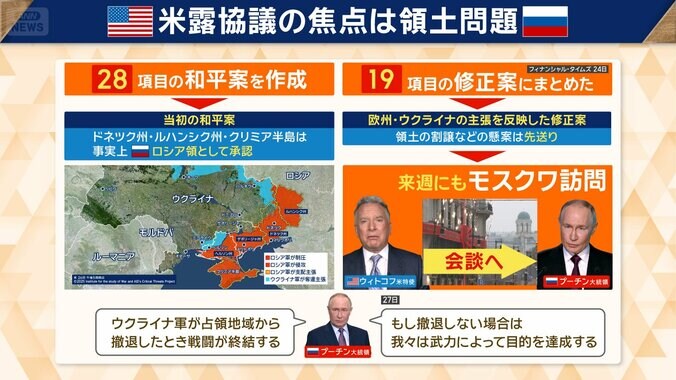プーチン大統領は停戦の条件について言及