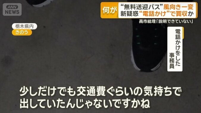 実際に電話をかけていた事務員