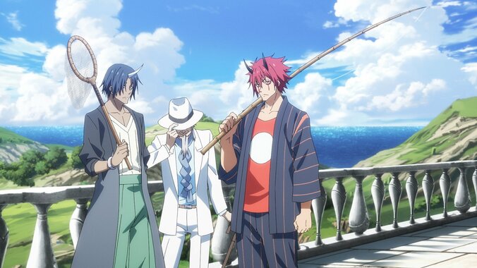 《關於我轉生變成史萊姆這檔事》劇場版第2彈《蒼海之淚篇》,身穿度假服裝、盡情享受假期的全新場景劇照公開! 3