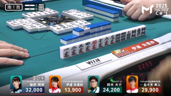 牌が透けてる？伊達のビタ止め