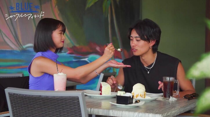 夜のプールで密着しながら「チューしていい？」小悪魔女子の積極アピールにイケメンYouTuber陥落『シャッフルアイランド Season2』 