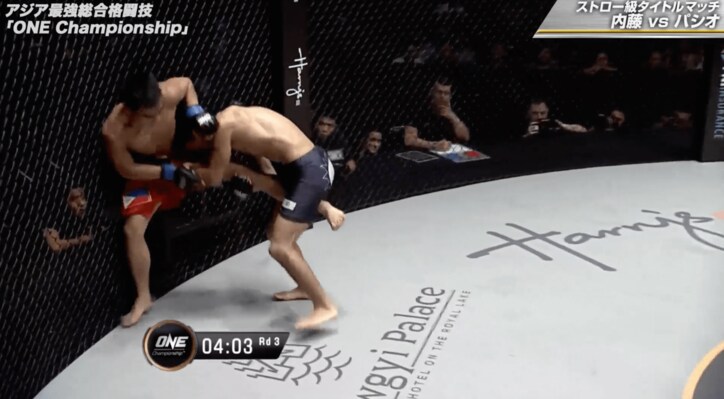 【ONE】内藤のび太、まるでジャイアンとの決闘スタイル 粘り強い執拗なタックルで勝利