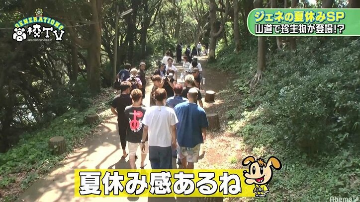 野生の亜嵐にさすらいのメンディー！？夏の森に“ジェネシックワールド”が出現！