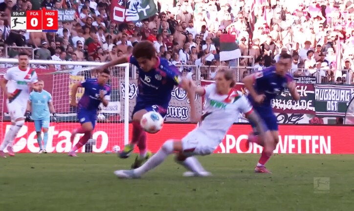 相手を抜き去る佐野海舟