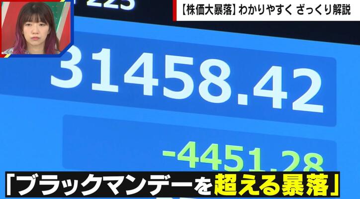 最大の理由は「恐怖」！？“ブラックマンデー超え”の株価大暴落…まだ終わってない？経済評論家がざっくり解説