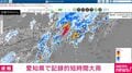 愛知県で記録的短時間大雨