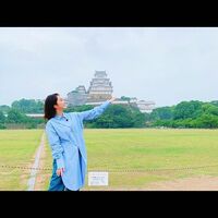 平祐奈、姫路城をバックにしたキュートなオフショットに反響「美しい祐奈」「可愛い 可愛すぎる」