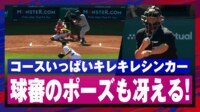 【映像】球審のコールに合わせて実況も「ハッ!」
