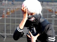 メイクに力を入れたコスプレで魅せる、『東京喰種』特有の世界観