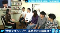 AbemaPrime - 企画 - 「別の沖縄を描いた方がいい」基地問題に”世代間ギャップ” 揺れる沖縄の若者(19/02/04) | 動画視聴は【Abemaビデオ(AbemaTV)】
