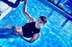 太田りゆ、プールで鍛え抜かれた肉体を披露「あっちもこっちムッキムキ」／ガールズケイリン