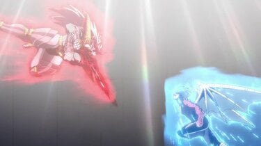 写真・画像】アニメ「ダイの大冒険」バランとハドラーの激闘を眺める大