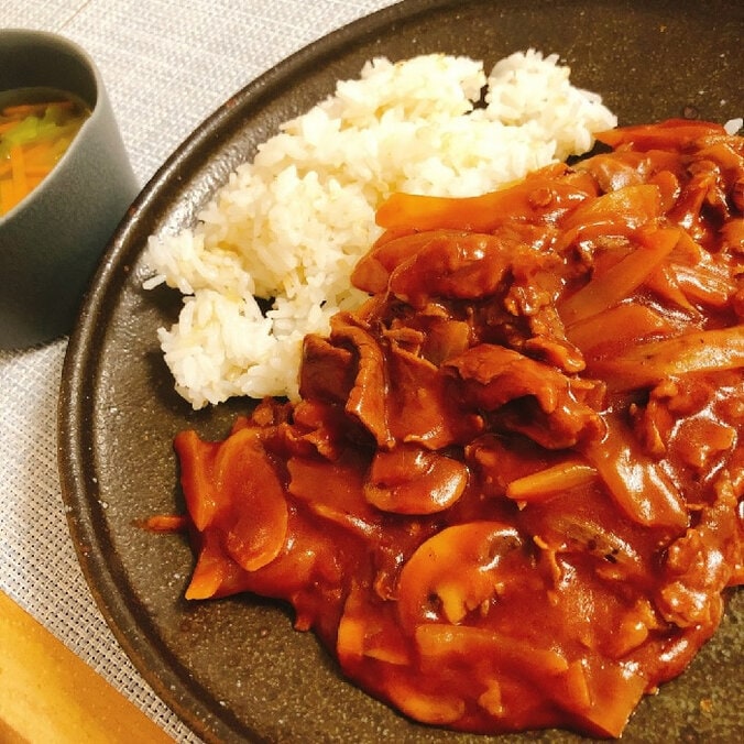 川田裕美アナ、夫と2人で“5皿分”食べた手作り料理「美味しいし、最高」 1枚目