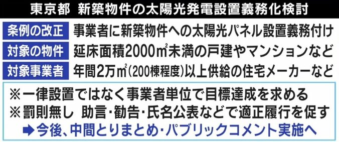 都の新築“太陽光パネル”義務化検討へ…課題は？ ひろゆき氏「また無駄なことを」 4枚目