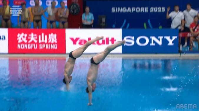 イギリスペアの超高速スピン→ノースプラッシュ