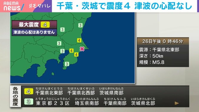 地震情報