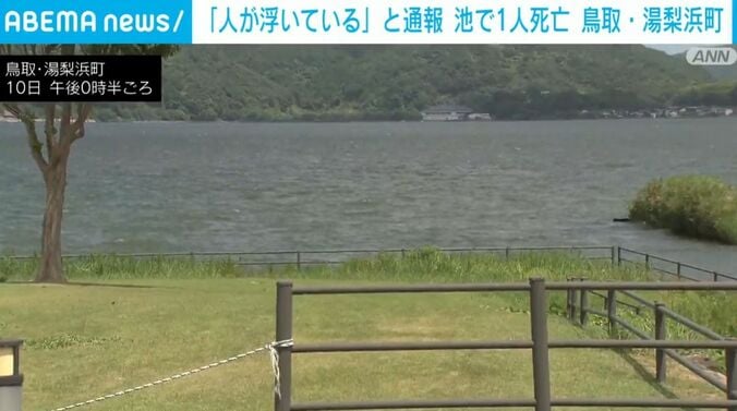 鳥取県湯梨浜町の池
