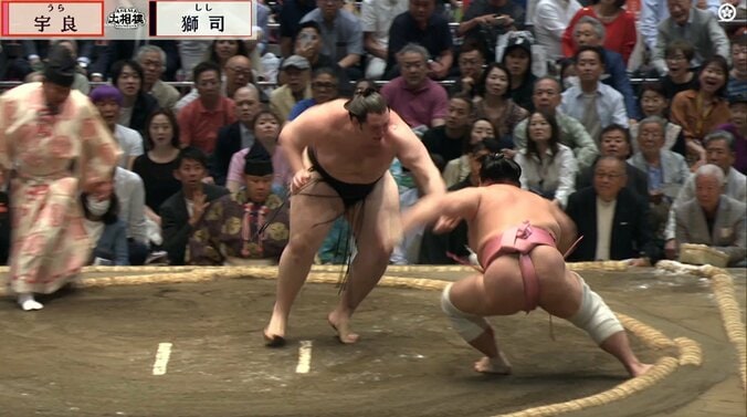 あれ?「宇良がいなくなった」館内沸く“マジック”に元NHKベテランアナ驚嘆 「宇良しかできない」玉ノ井親方も称賛 3枚目