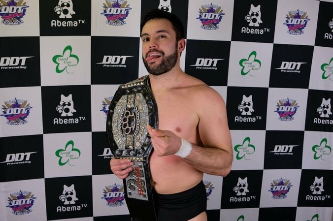 “プロレスマニアの新エース”成長は2018年も続く　DDT・竹下幸之介、王座防衛V10達成 2枚目