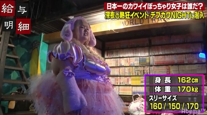 体重170キロ、日本一かわいいぽっちゃり女子に密着！「中2から彼氏が1度も途切れていない」 1枚目