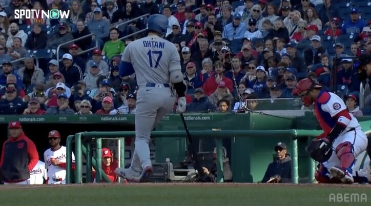 【映像】大谷が打席で見せた“小さな気遣い”