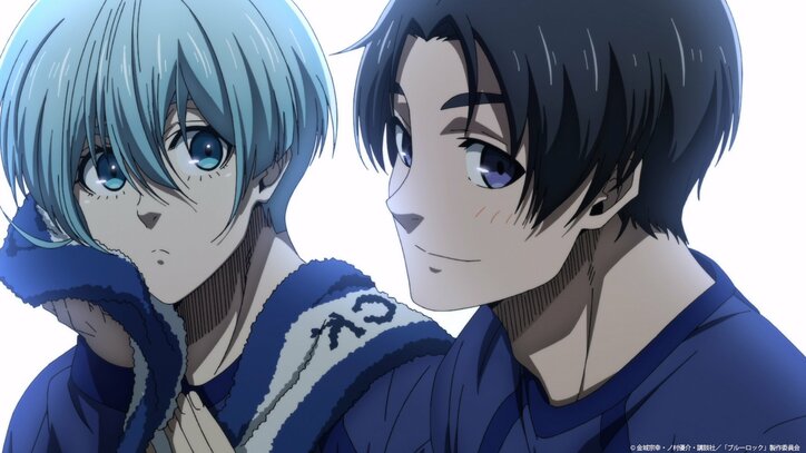 アニメ「ブルーロック」28話場面カット 氷織羊、七星虹郎