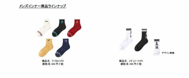 「鬼滅の刃」GUコラボ第2弾 「柱」炎・水・蝶をイメージしたアイテムも