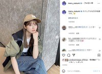 生見愛瑠、デニム＆キャップのカジュアルコーデ披露 「最高に可愛い」「どんな系統でも似合う」と反響