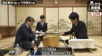 羽生善治九段、若手実力者・千田翔太七段に勝利