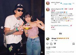 重盛さと美、“夜遊び”した日のヘソ出しルック姿公開「かわいすぎる目の保養」「ギャルかわいいいい」とファン歓喜