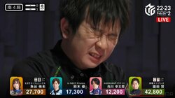 手汗びっしょりの大ピンチ 逃げ切り寸前の追っかけリーチにトップ雀士も「本当、すいません！」／麻雀・Mリーグ