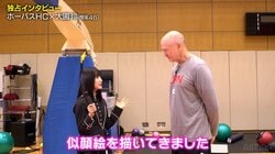 「髪の毛は迷った？」ホーバスHC、櫻坂46・大園玲の“似顔絵”に自虐ツッコミ「すごい上手」【バスケ日本代表】