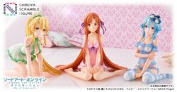 アニメ「SAO」3女神アスナ・シノン・リーファの”ネグリジェ姿"フィギュア登場！Twitterプレゼント企画も実施