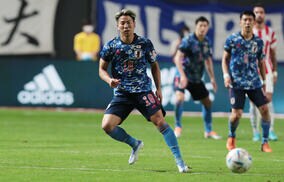 先制ゴールの浅野拓磨「入ってよかった」、4年前の落選を糧に今できること「やるべきことをコツコツやらないと」