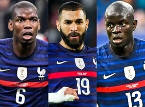 ベンゼマが、ポグバやカンテらとカタールW杯に“電撃参戦”？ フランス大統領が決勝を前に驚きのプランを明かす【W杯】