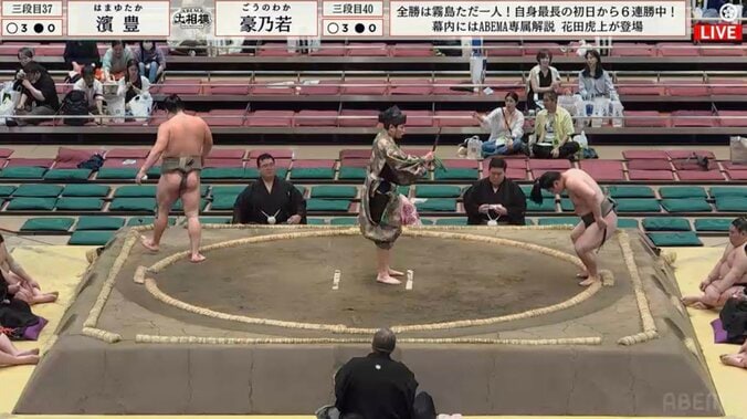取組終わりに髪型が“激変”した力士